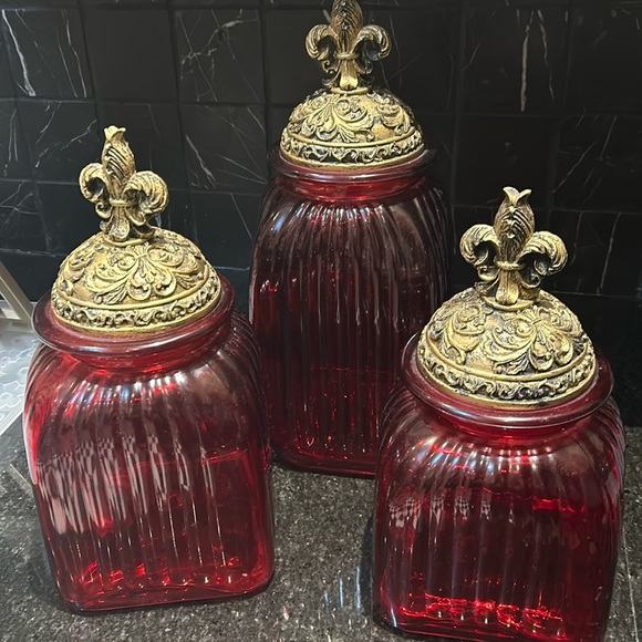 3 decorative jars - Picture 1 of 6